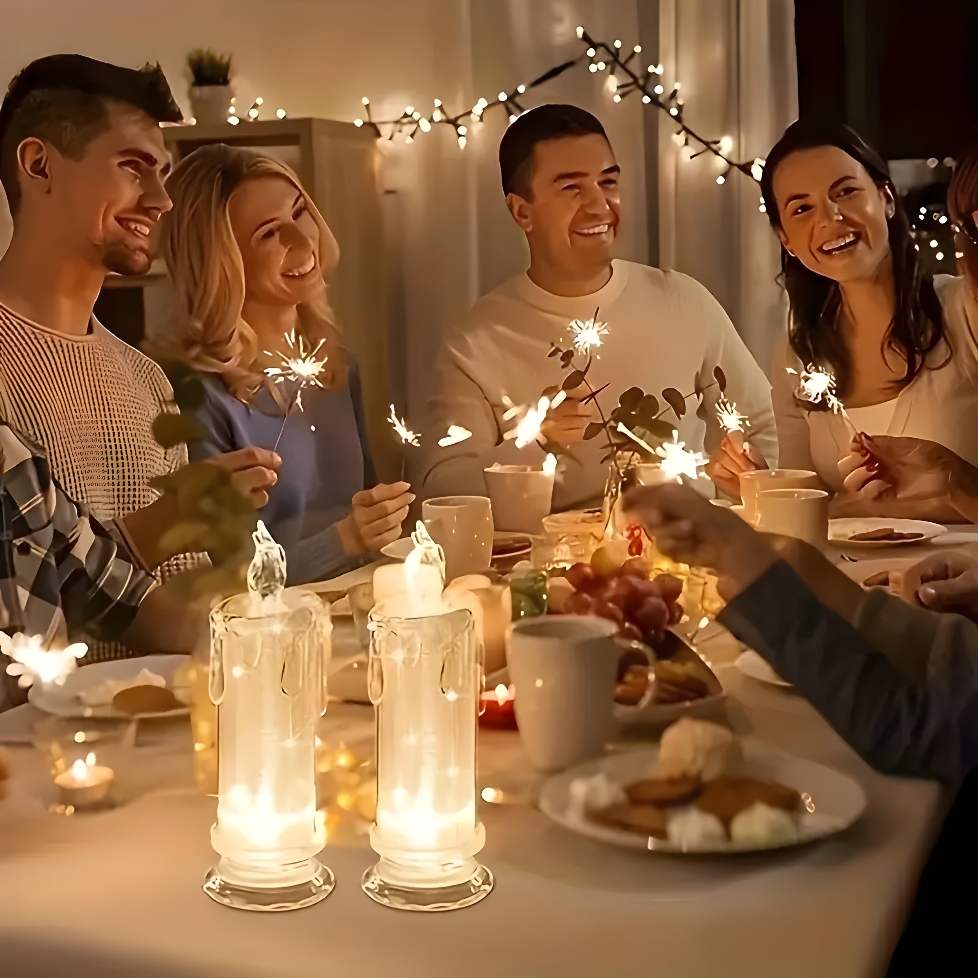 LED-säkert och romantiskt ljus