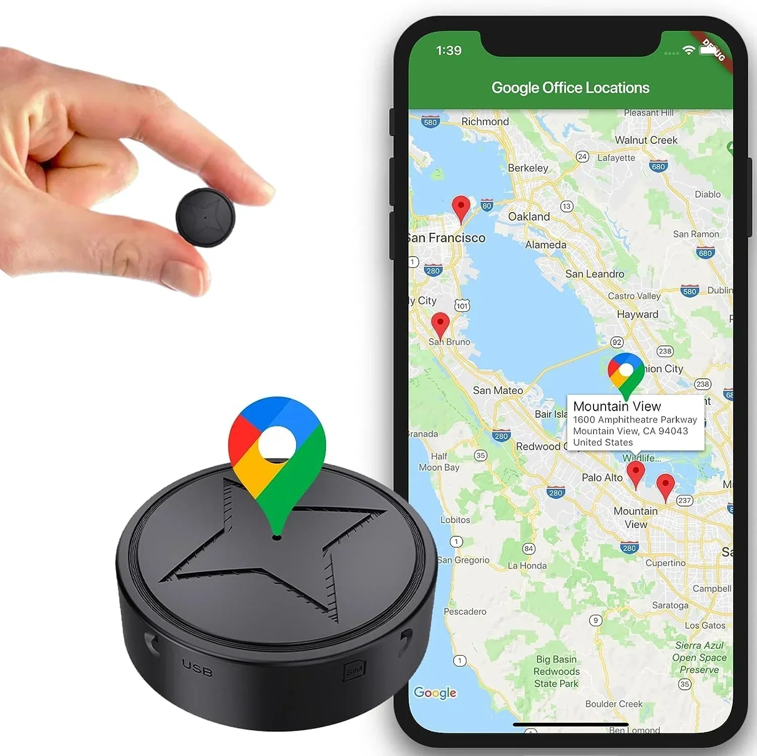 MiniTrack - kraftfull magnetisk GPS-tracker